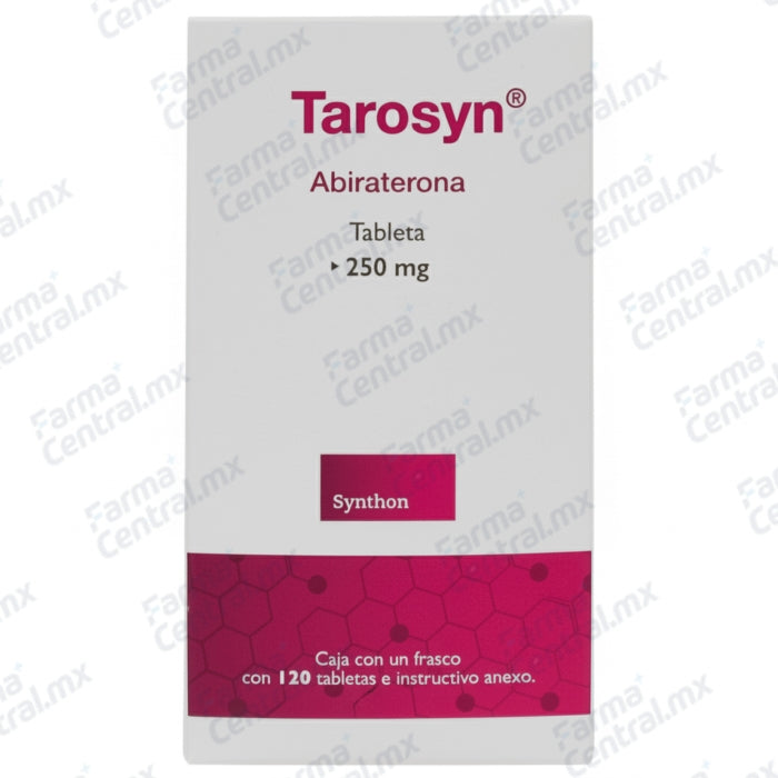 Tarosyn 250 mg con 120 tabletas - Abiraterona
