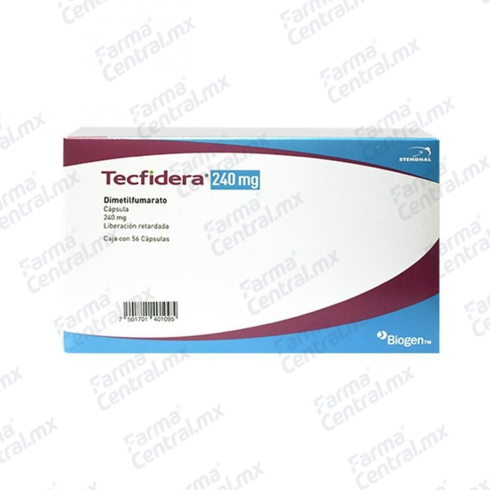 Tecfidera 240 mg con 56 capsulas - Dimetilfumarato