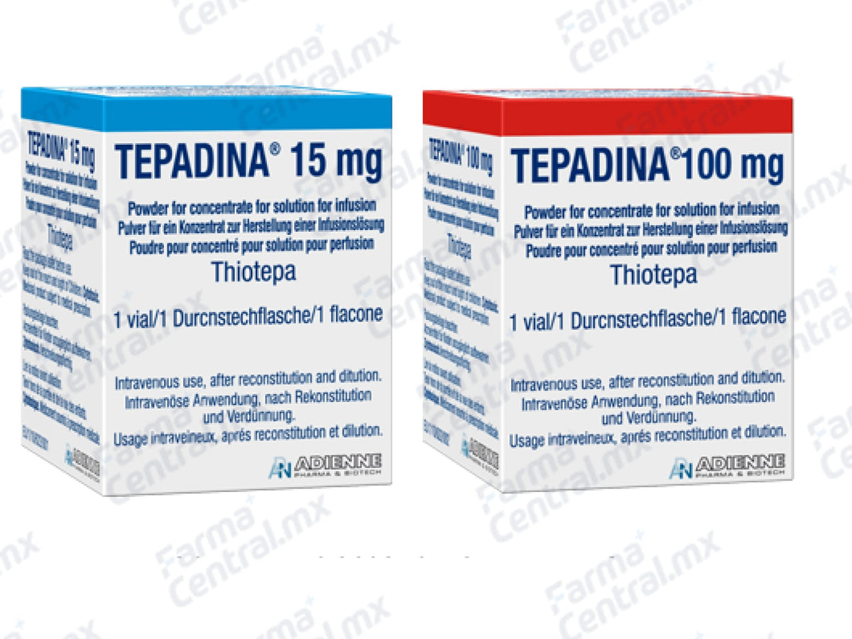 Tepadina 100 mg inyectable - Tiotepa / Thiotepa