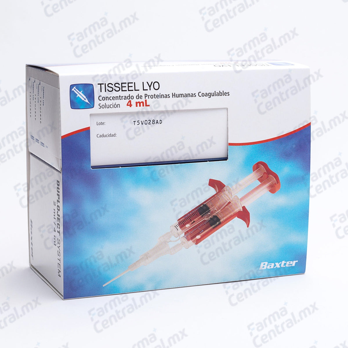 Tisseel Lyo 4 mL kit sellador de fibrina - Concentrado de proteinas humanas coagulables