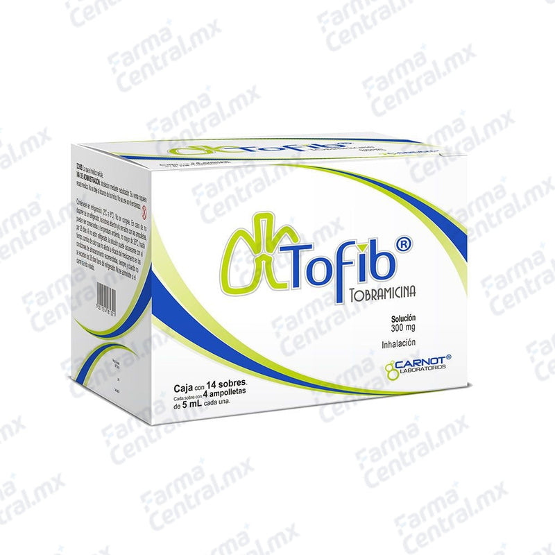 Tofib 300 mg con 56 ampolletas inyectable - Tobramicina