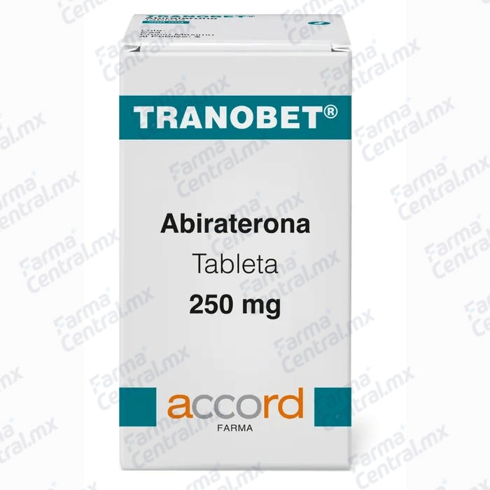 Tranobet 250 mg con 120 tabletas - Abiraterona