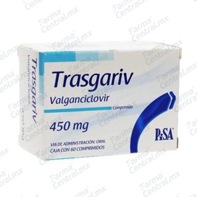 Trasgariv 450 mg con 60 comprimidos - Valganciclovir
