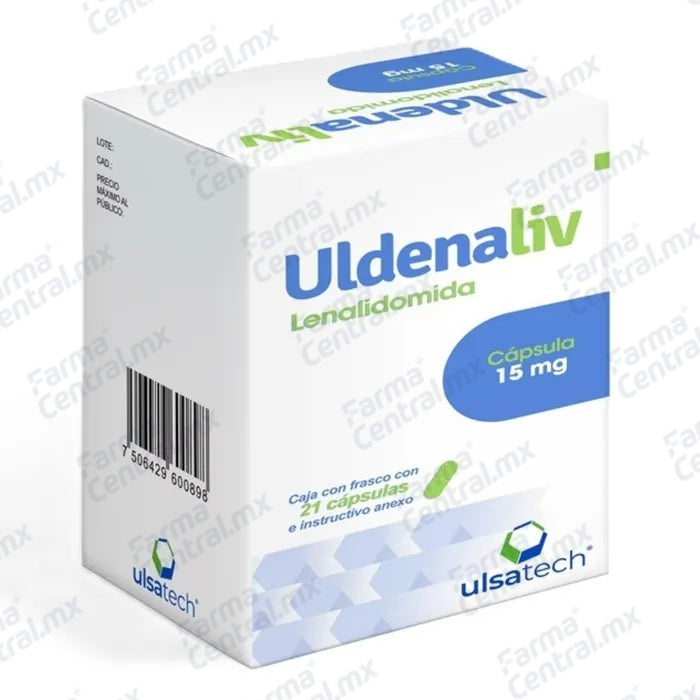 Uldenaliv 15mg con 21 capsulas - Lenalidomida