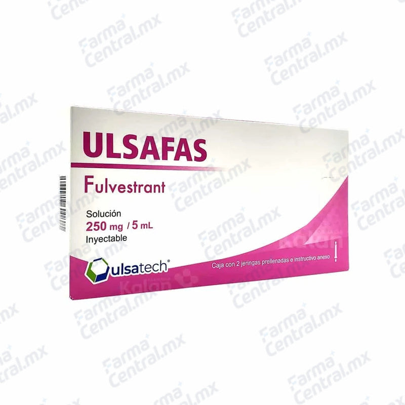 Ulsafas 250 mg con 2 jeringas prellenadas - Faslodex