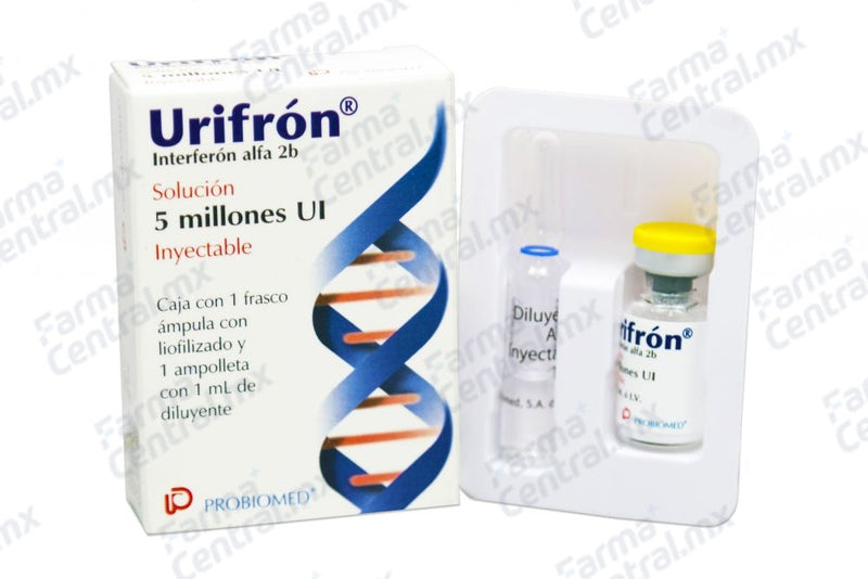 Urifron 5,000,000 ui solucion inyectable - Interferon alfa 2B