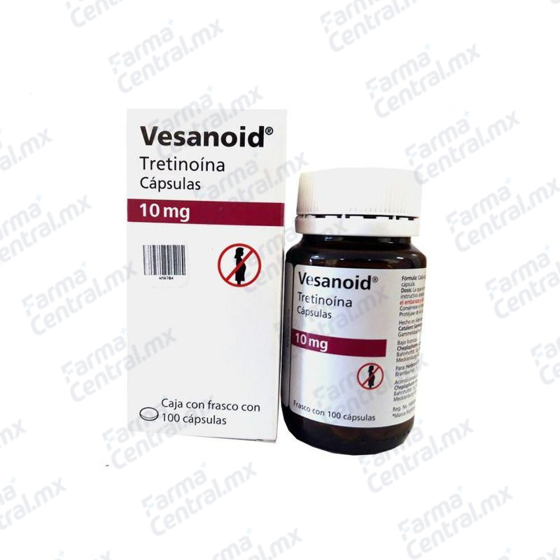 Vesanoid 10 mg con 100 capsulas - Tretinoina