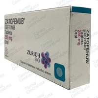 Zatofenub 250mg con 30 tabletas - Gefitinib