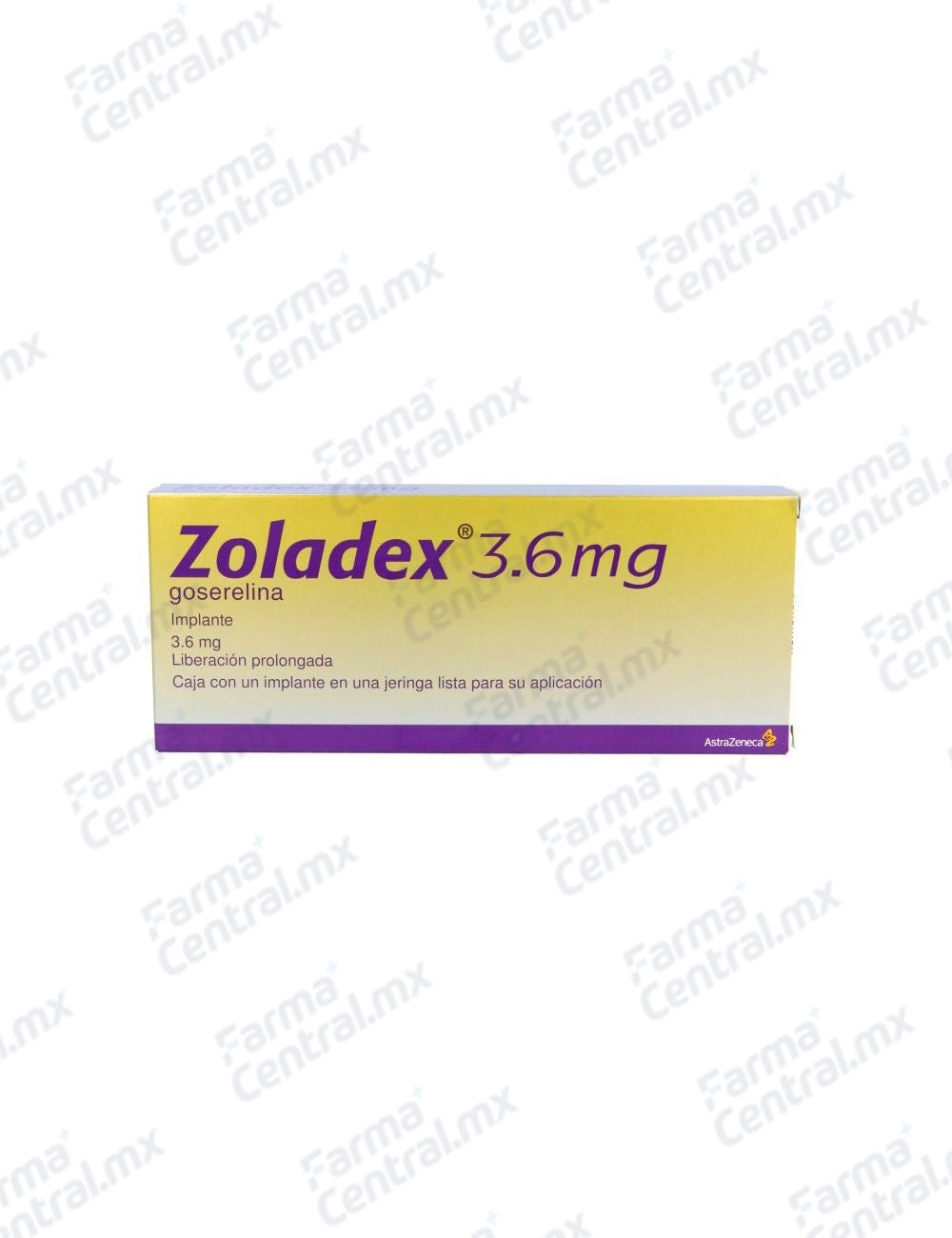 Zoladex 3.6 mg implante jeringa prellenada - Goserelina 3.6 mg