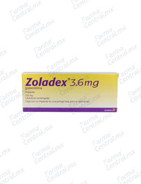 Zoladex 3.6 mg implante jeringa prellenada - Goserelina 3.6 mg
