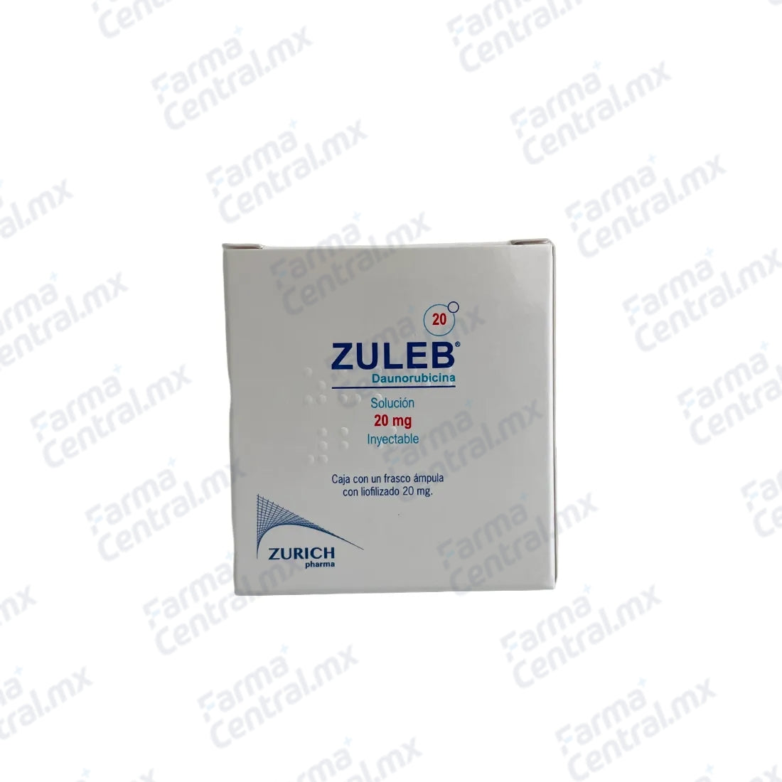 Zuleb 20 mg solucion inyectable - Daunorubicina