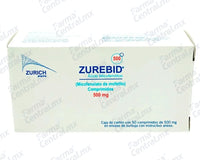 Zurebid 500 mg con 50 comprimidos - Acido micofenolico