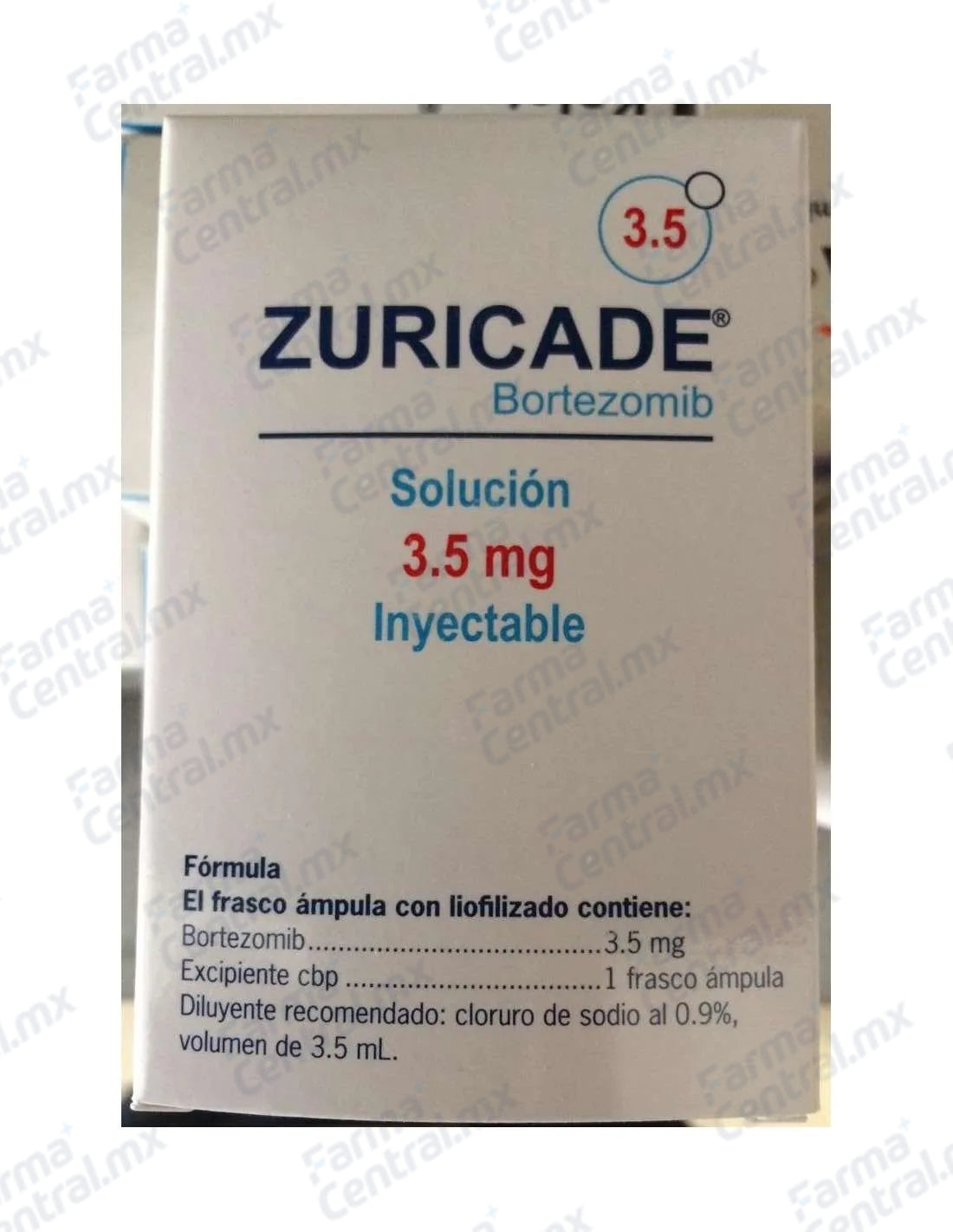 Zuricade 3.5 mg solucion inyectable - Bortezomib