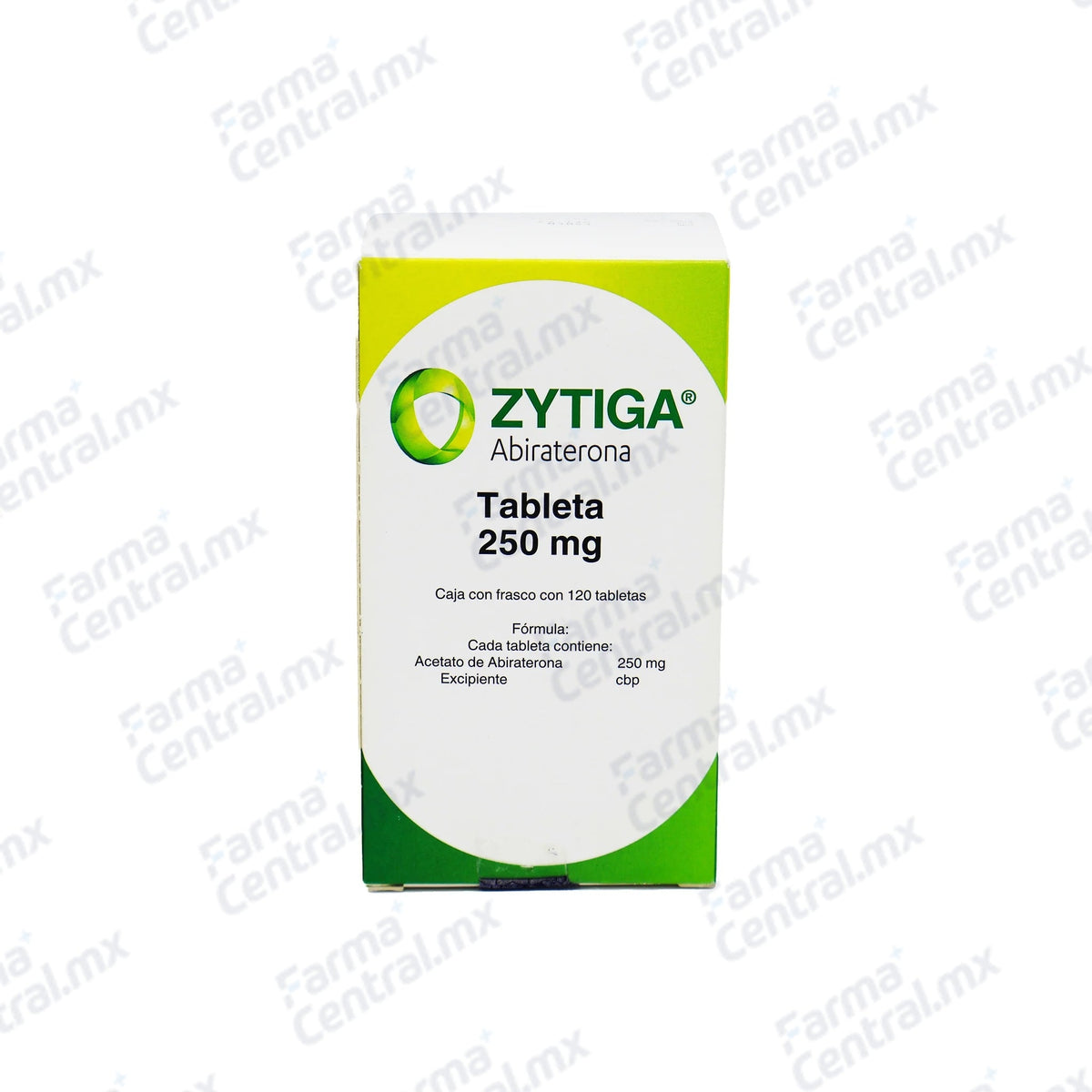 Zytiga 250 mg con 120 tabletas - Abiraterona