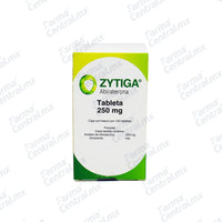 Zytiga 250 mg con 120 tabletas - Abiraterona