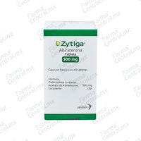 Zytiga 500 mg con 60 tabletas - Abiraterona