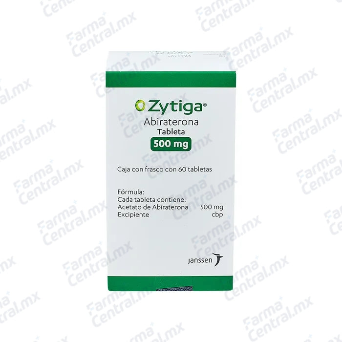 Zytiga 500 mg con 60 tabletas - Abiraterona